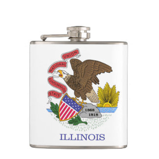 Petaca Bandera de Illinois