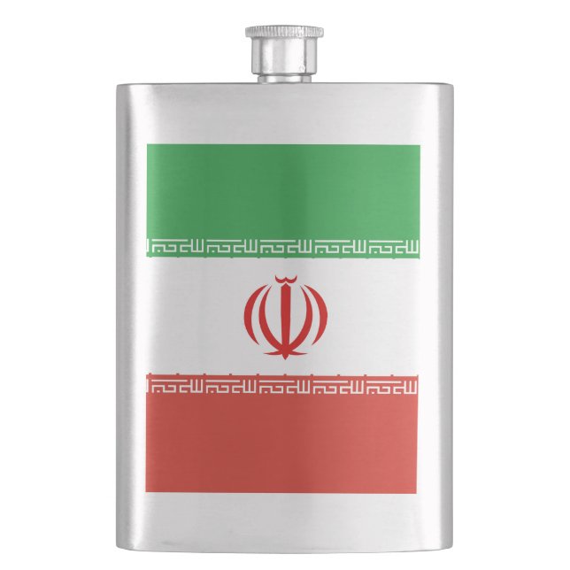Petaca Bandera de Irán (Anverso)