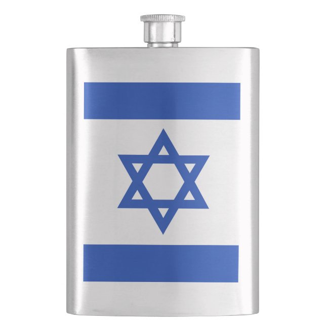 Petaca Bandera de Israel (Anverso)