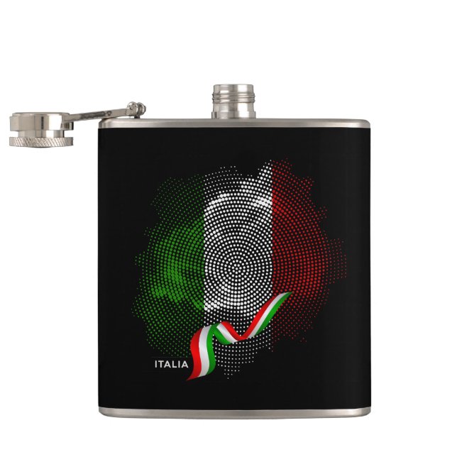 Petaca Bandera de Italia (Abierto)