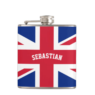 Petaca Bandera de Jack de la Unión del Reino Unido person