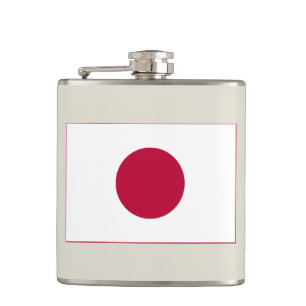 Petaca Bandera de Japón: Hinomaru, Nisshōki, Sol Naciente