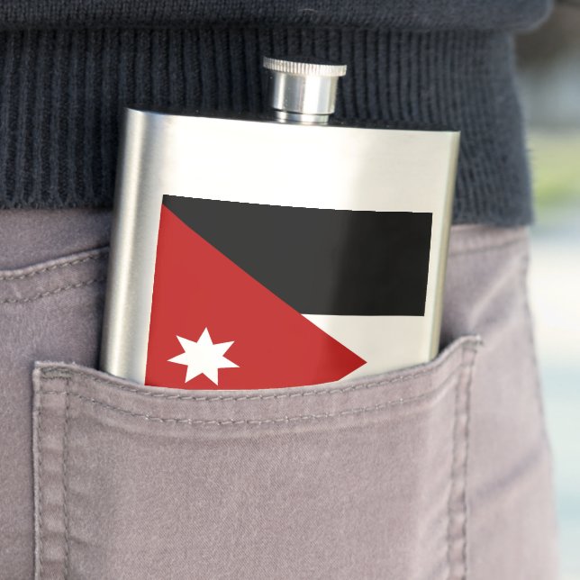 Petaca Bandera de Jordania (In Situ)