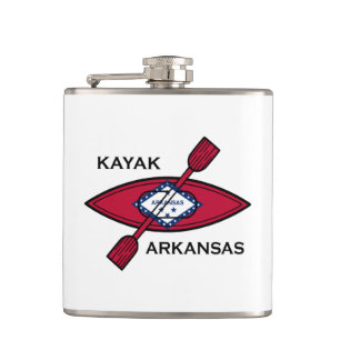 Petaca Bandera de Kayak Arkansas