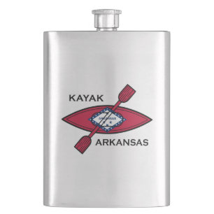 Petaca Bandera de Kayak Arkansas