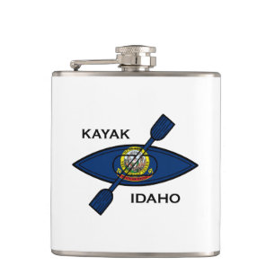 Petaca Bandera de Kayak Idaho