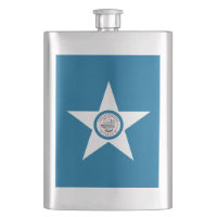 Bandera de la ciudad de Houston, Texas Flask