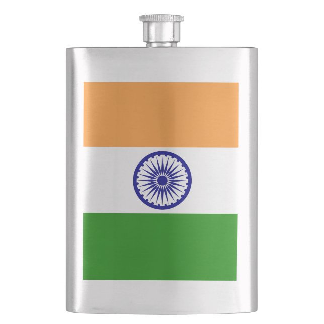 Petaca Bandera de la India (Anverso)