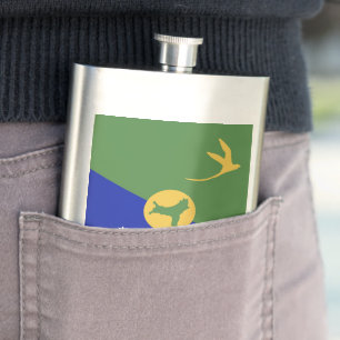 Petaca Bandera de la isla de los navidades