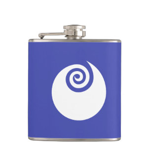 Petaca Bandera de la prefectura de Ibaraki, Japón