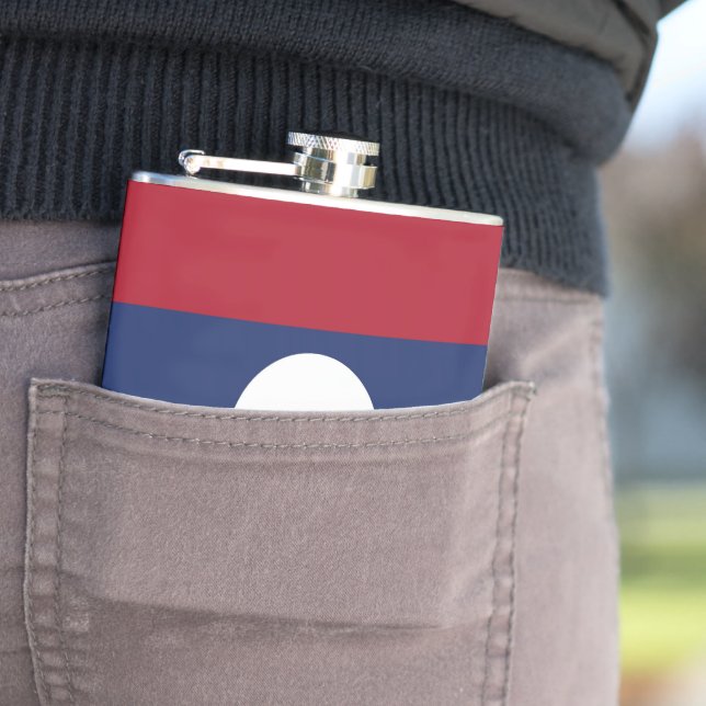 Petaca bandera de Laos (In Situ)
