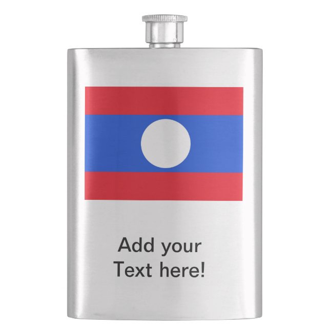 Petaca Bandera de Laos (Anverso)
