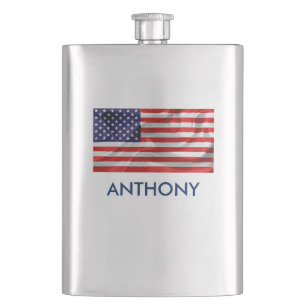 Petaca Bandera de los Estados Unidos de América