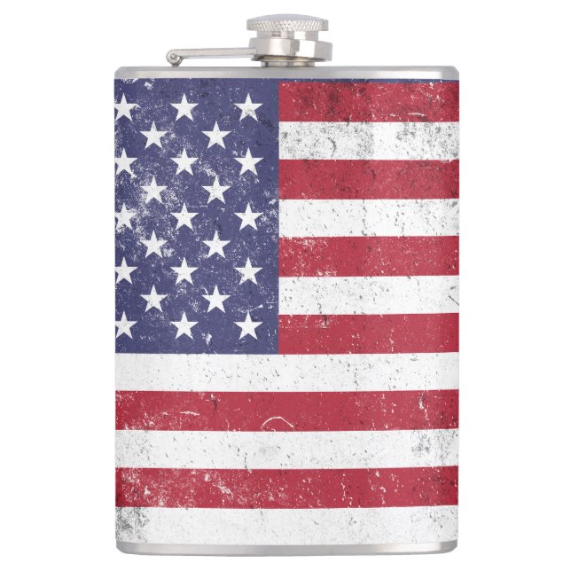 Petaca Bandera de los Estados Unidos Patriótica Norteamer (Anverso)