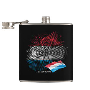 Petaca bandera de Luxemburgo