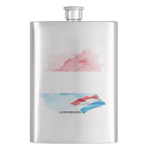 Petaca bandera de Luxemburgo