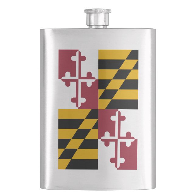 Petaca Bandera de Maryland (Anverso)