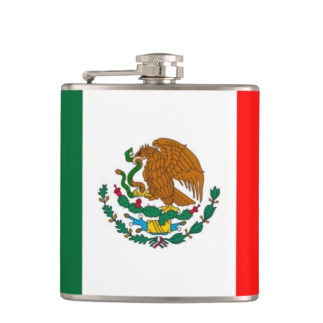 Petaca Bandera de México (Anverso)