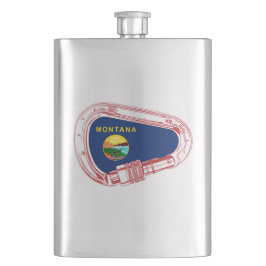 Petaca Bandera de Montana Escalando Carabiner