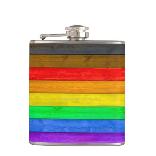 Petaca Bandera de orgullo gay inclusivo de SlipperyJoe's 