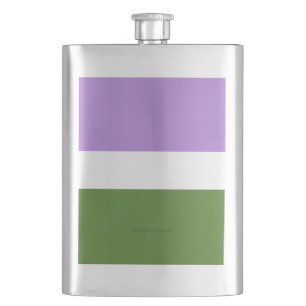 Petaca Bandera de orgullo genderqueer de SlipperyJoe lava