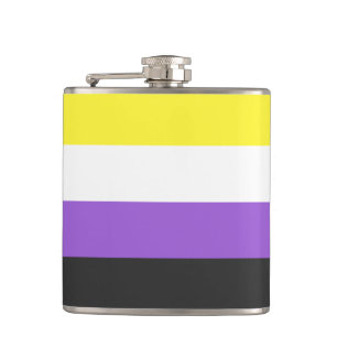 Petaca Bandera de orgullo no binario
