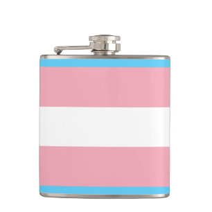 Petaca Bandera de Orgullo Transgénero - Arcoíris LGBT