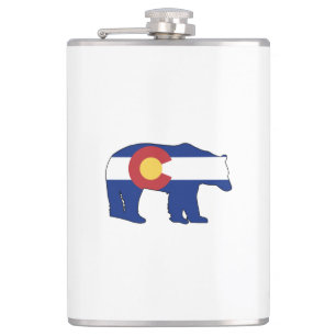 Petaca Bandera de oso de Colorado