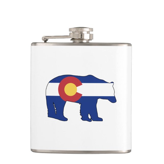 Petaca Bandera de oso de Colorado (Anverso)