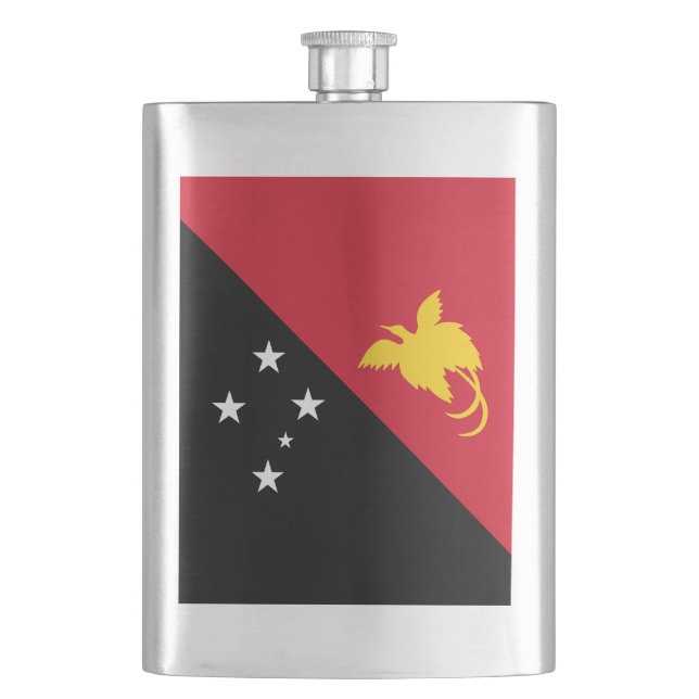Petaca Bandera de Papúa Nueva Guinea (Anverso)