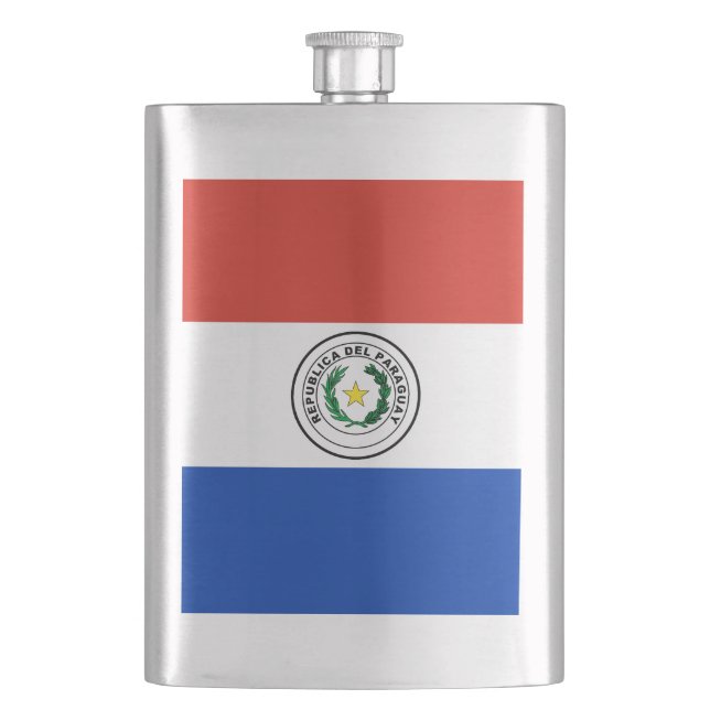 Petaca Bandera de Paraguay (Anverso)