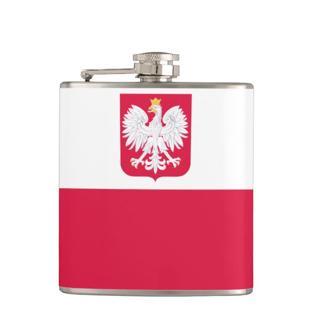 Petaca Bandera de Polonia (Anverso)