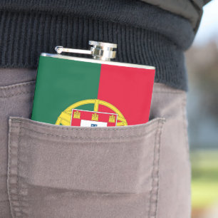 Petaca Bandera de Portugal para el Día de Portugal