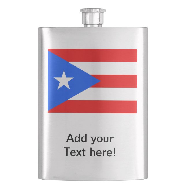 Petaca Bandera de Puerto Rico (Anverso)
