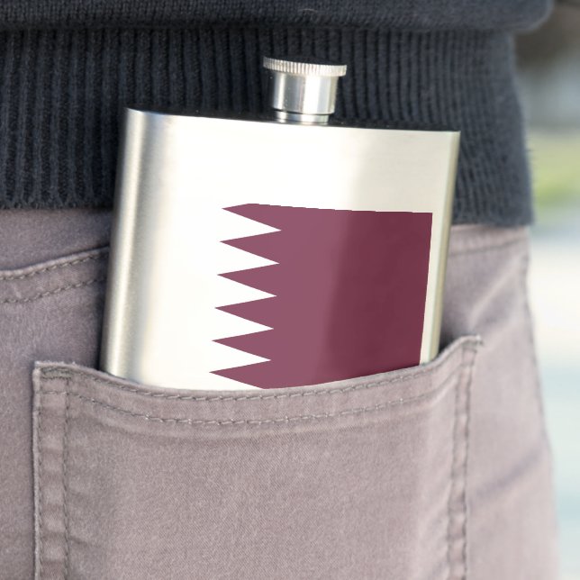 Petaca Bandera de Qatar (In Situ)