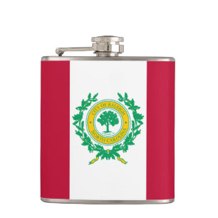 Petaca Bandera de Raleigh, matamoscas de la cadera de Car