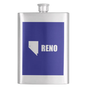 Petaca Bandera de Reno, Nevada Flask