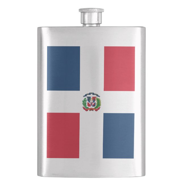 Petaca Bandera de República Dominicana (Anverso)