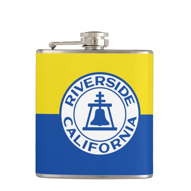 Petaca Bandera de Riverside, California (Anverso)