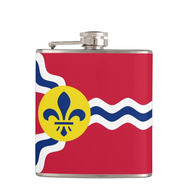 Petaca Bandera de St. Louis, Missouri (Anverso)