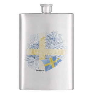 Petaca bandera de Suecia