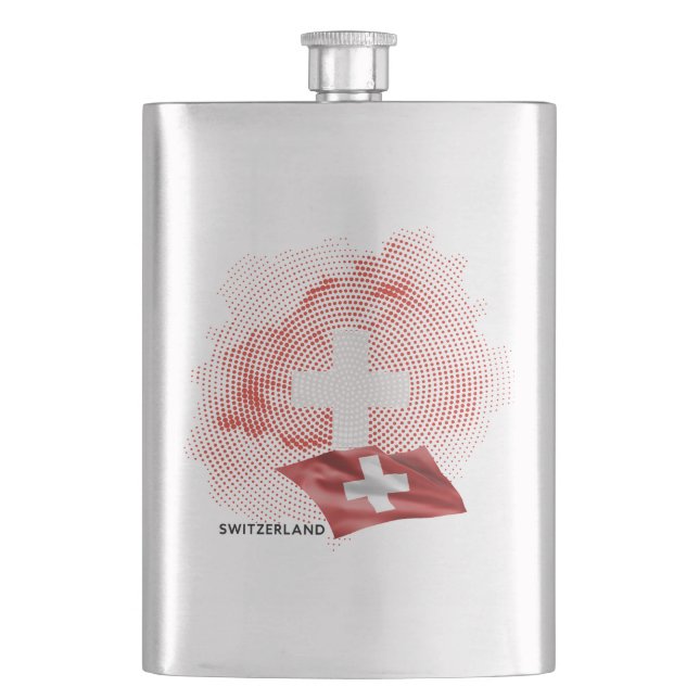 Petaca bandera de Suiza (Anverso)