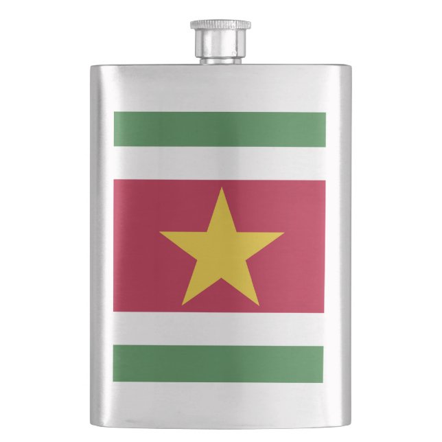 Petaca Bandera de Surinam (Anverso)