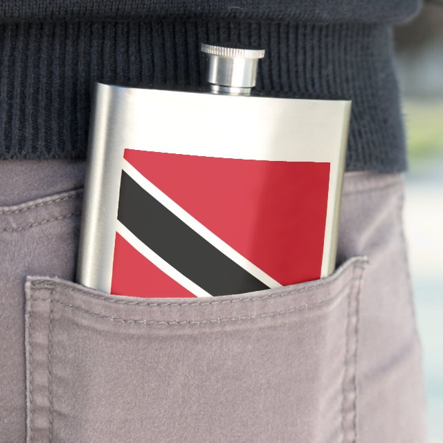 Petaca Bandera de Trinidad y Tobago (In Situ)