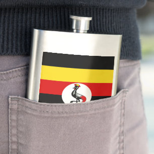 Petaca Bandera de Uganda