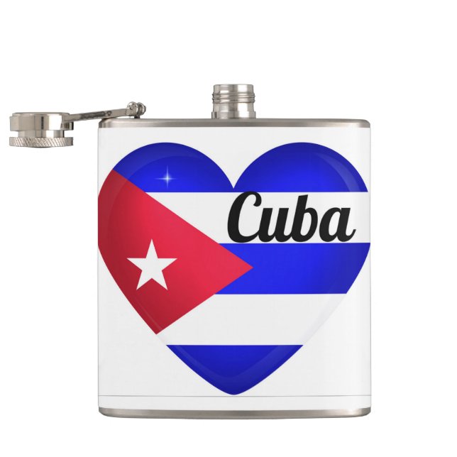 Petaca Bandera del Corazón de Cuba (Abierto)