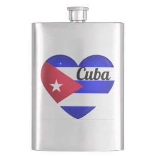 Petaca Bandera del Corazón de Cuba