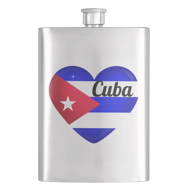 Petaca Bandera del Corazón de Cuba (Anverso)