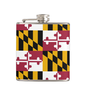 Petaca Bandera del estado de Maryland