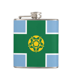 Petaca Bandera del matraz de Hip de Derbyshire